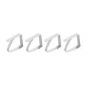 Hendi 444023 riivi tarvikud Roostevaba teras 4 tk Hendi 444023 riivi tarvikud Roostevaba teras 4 tk