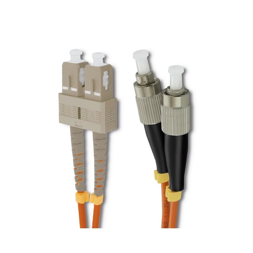 Qoltec 54048 InfiniBand ja kiudoptilised kaablid 2 m SC FC Oranž – 2