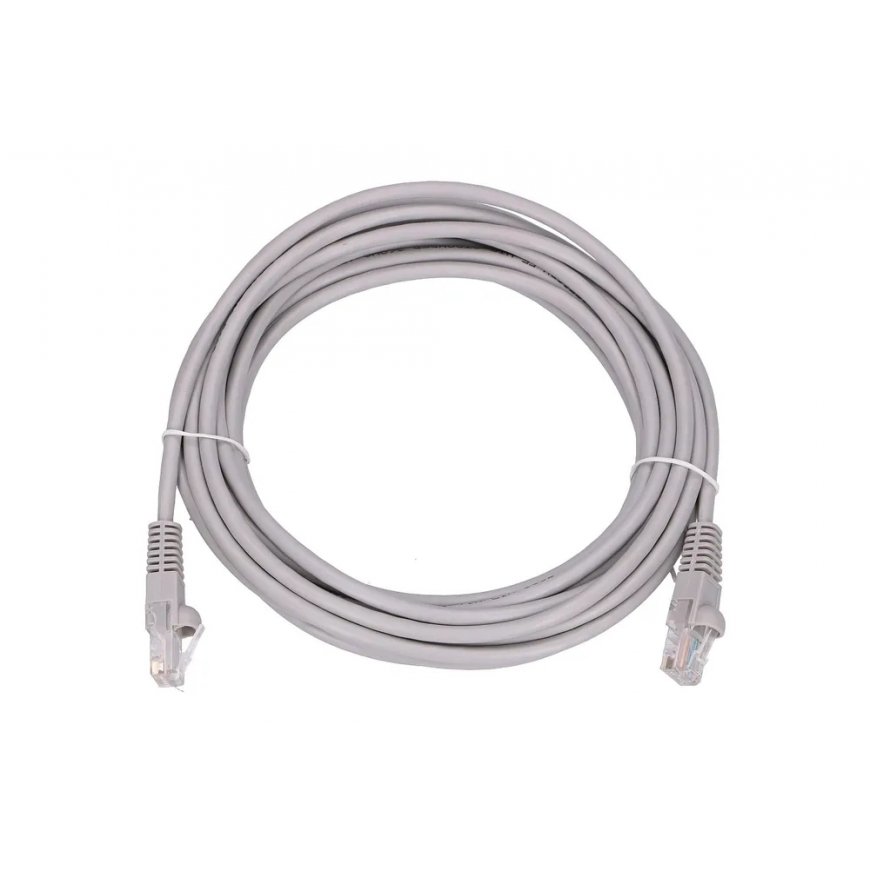 Extralink EX.7690 tinklo kabelis Pilka 5 m Cat5e U/UTP (UTP)