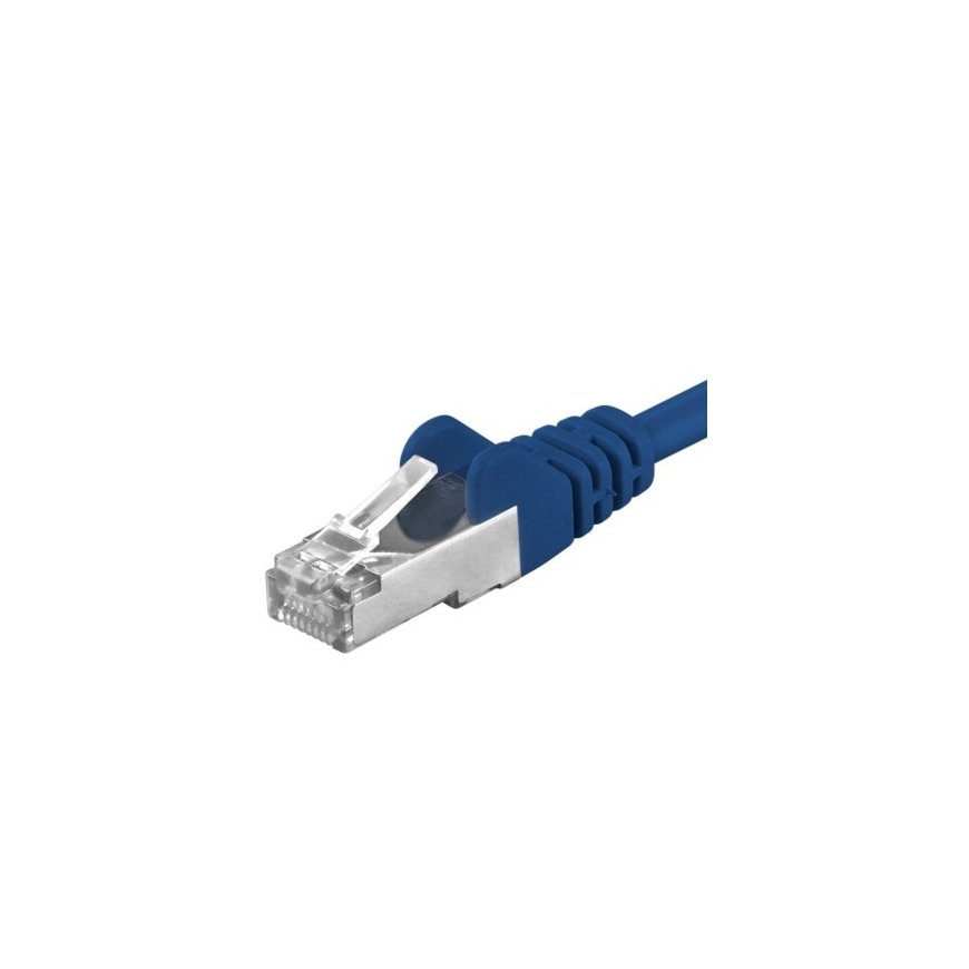 PremiumCord SP6ASFTP010B networking cable Blue 1 m Cat6a SF/UTP (S-FTP)