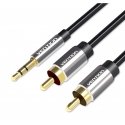 Vention BCFBH audiokaabel 2 m 3.5mm TRRS 2 x RCA Must