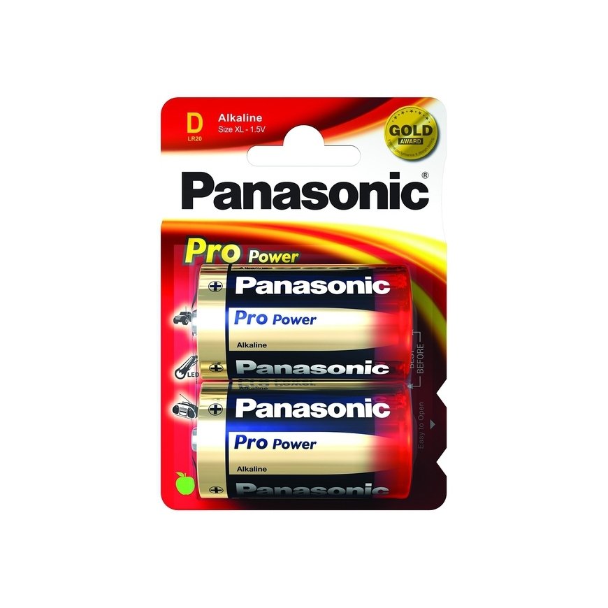 Panasonic 1x2 LR20PPG Ühekordne patarei Aluseline