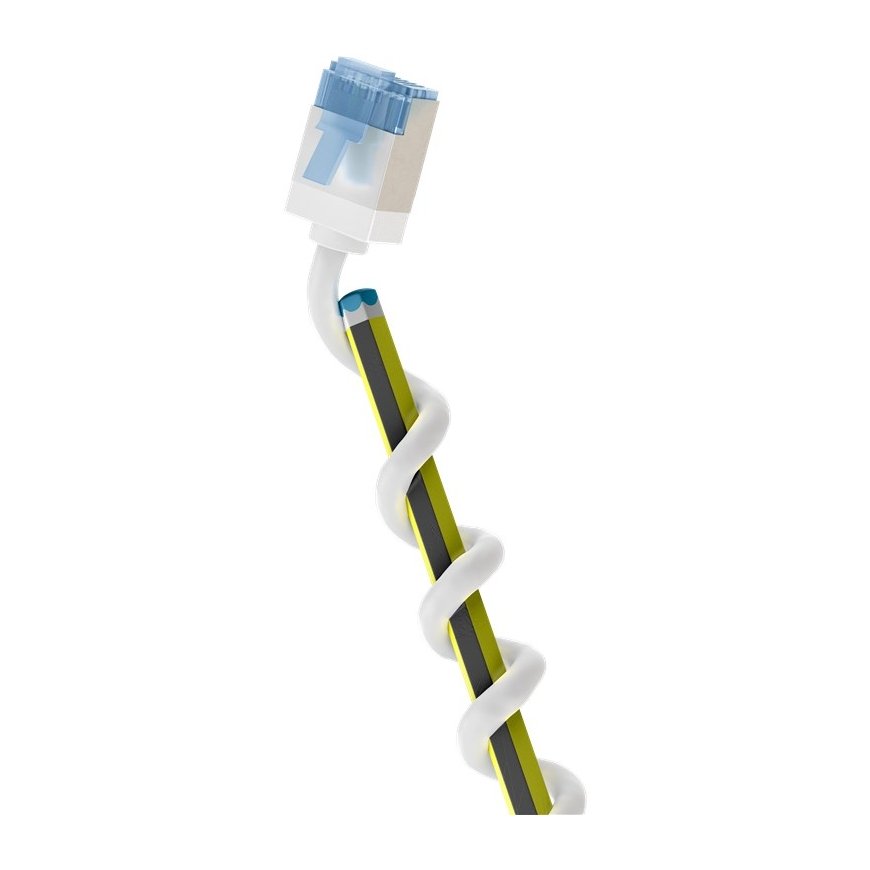 Goobay 74337 networking cable White 3 m Cat6a U/FTP (STP)