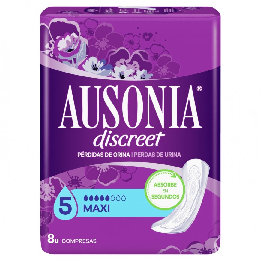 Ausonia DISCREET Maxi Hügieeniside 8 tk
