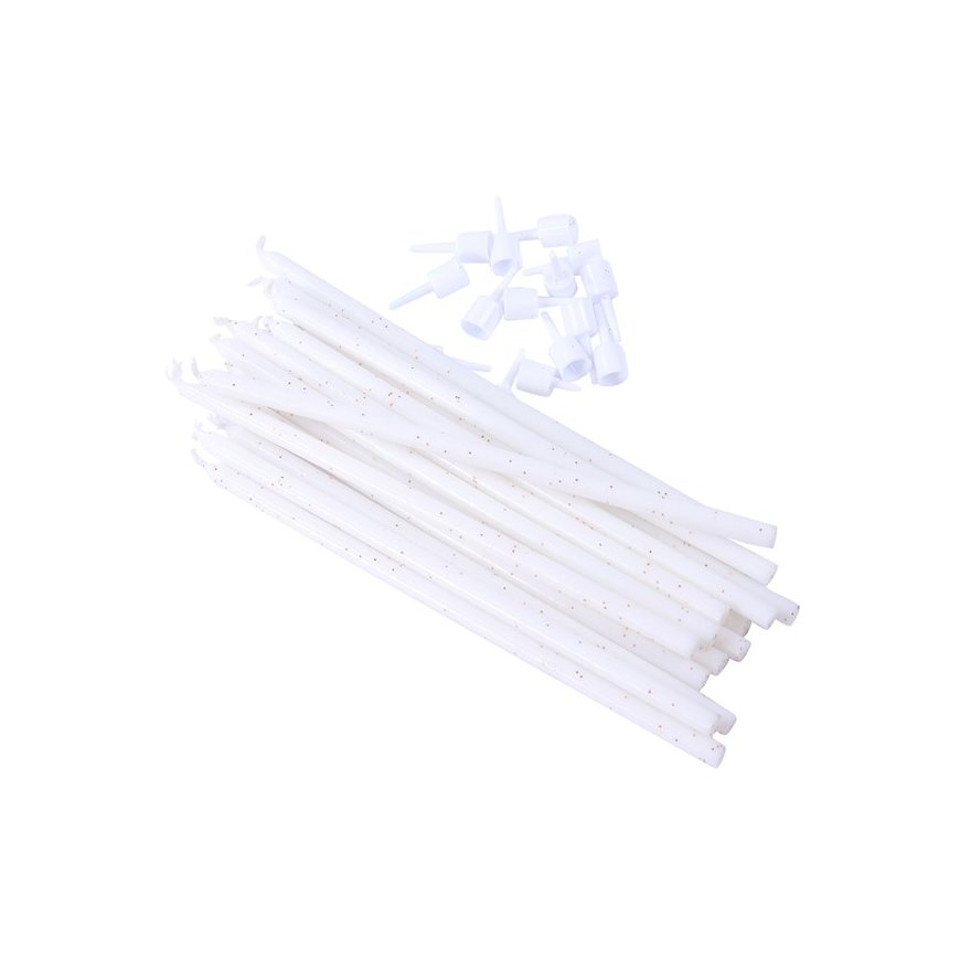 PME CA098 cake candle/sparkler Gold, White 16 pc(s) – 4