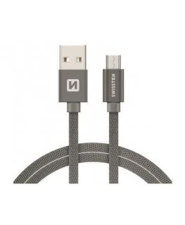 Swissten 71522302 USB-kaabel 2 m USB A Micro-USB B Hall