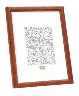 Deknudt S236H3 15x20 houten lijst donkerbruin Ühe pildi raam Pruun