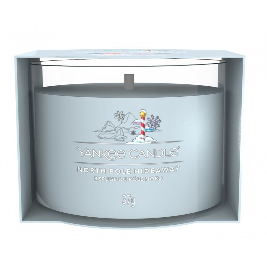Yankee Candle North Pole Hideaway wax candle Round Light Blue 1 pc(s) – 2