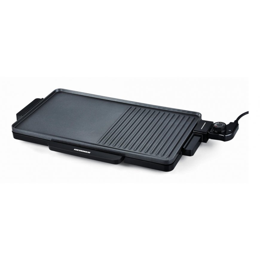 Heinner HEG-F2000GT electric griddle Freestanding 2000 W Black, Grey