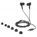 Streetz C220-BLK kuulokkeet ja kuulokemikrofoni Langallinen In-ear Puhelut/Musiikki USB Type-C musta Streetz C220-BLK kuulokkeet ja kuulokemikrofoni Langallinen In-ear Puhelut/Musiikki USB Type-C musta