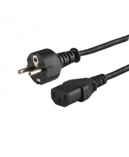 Savio CL-138 virtajohto musta 1,8 m IEC C13 Virtapistoke tyyppi E