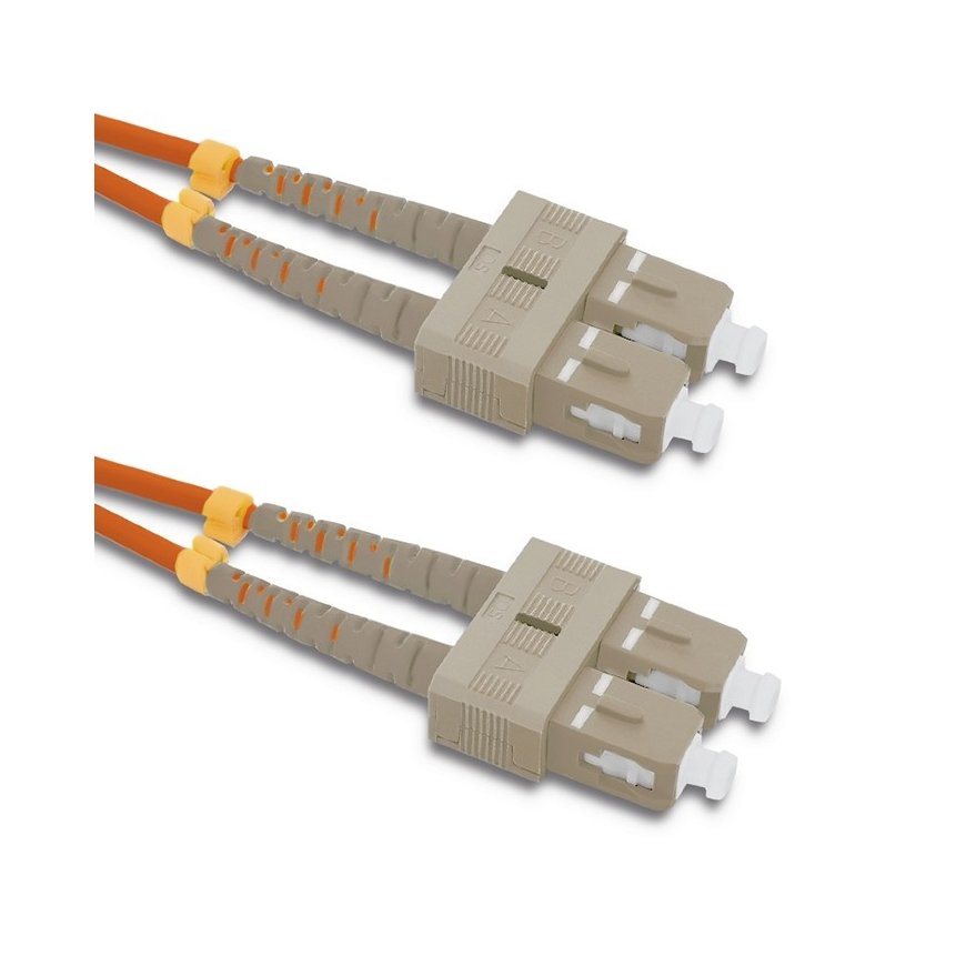 Qoltec 54013 InfiniBand/fibre optic cable 5 m SC Orange