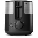 Philips Daily Collection HD2516/90 Tosteris — 2 šķēles, plata atvere, metāla Philips Daily Collection HD2516/90 Tosteris — 2 šķēles, plata atvere, metāla