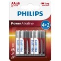 Philips Power Alkaline Battery LR6P6BP/10