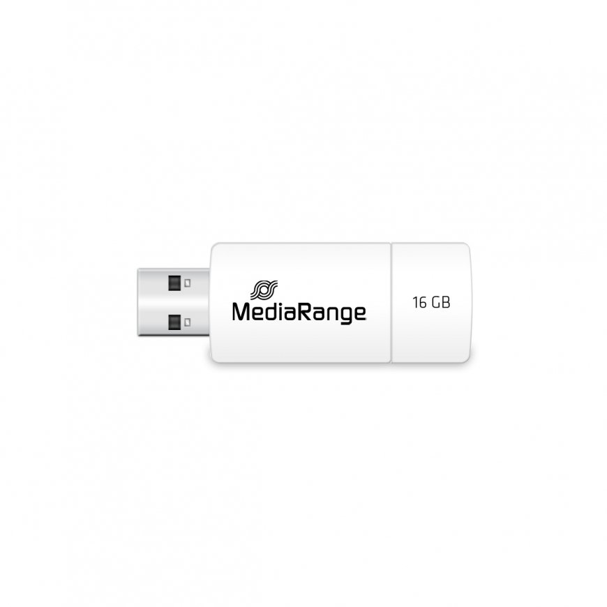MediaRange MR972 USB-välkmälu 16 GB USB tüüp A 2.0 Valge, Kollane – 4
