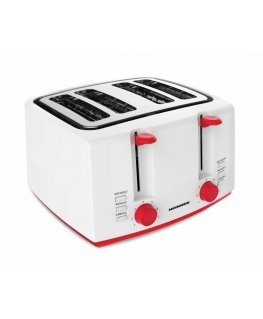 Heinner HTP-1300WHR röster 7 4 viil(ud) 1300 W Punane, Valge