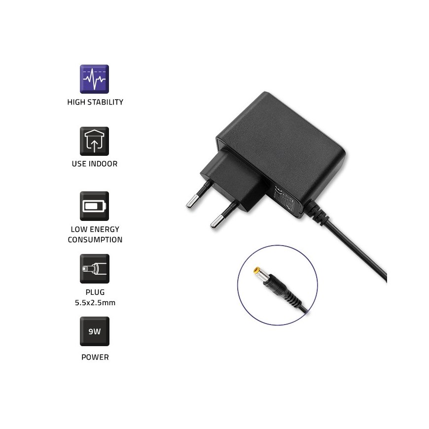 Qoltec 52403 адаптер питания / инвертор Для помещений 9 W Черный – 3