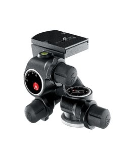 Manfrotto 410 Junior Geared Head tripod head Black Aluminium
