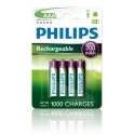 Philips Rechargeables R03B4A70/10 majapidamispatarei Laaditav patarei AAA Nikkel-metallhüdriid (NiMH