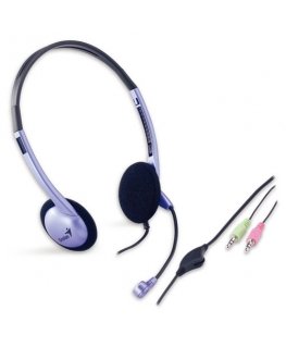 Genius Computer Technology HS-02B Stereo Headset Гарнитура Проводная Офис/колл-центр