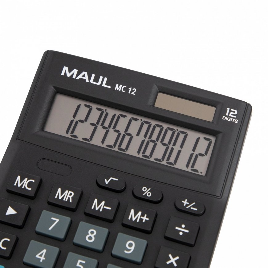 MAUL MC 12 калькулятор Карман Дисплей Черный – 2