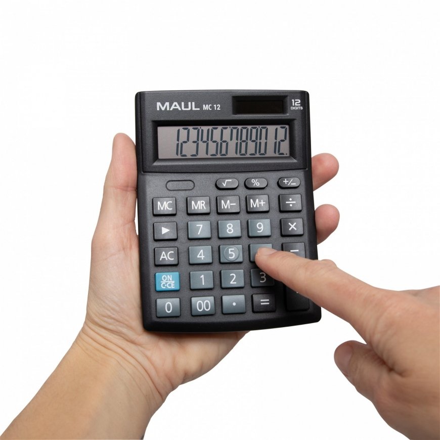 MAUL MC 12 калькулятор Карман Дисплей Черный – 4