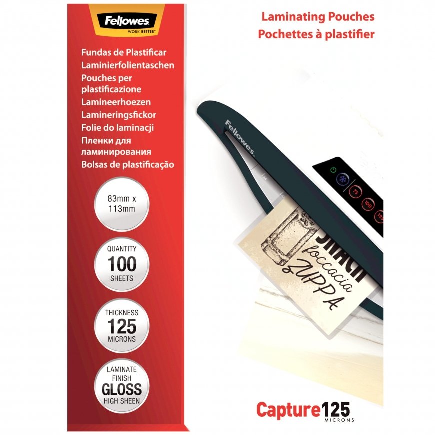 Fellowes 5307101 laminēšanas kabata 100 pcs