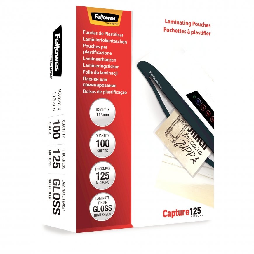 Fellowes 5307101 laminavimo vokelis 100 vnt – 4