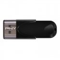 PNY Attaché 4 2.0 64GB USB zibatmiņa USB Type-A Melns PNY Attaché 4 2.0 64GB USB zibatmiņa USB Type-A Melns