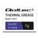 Qoltec 51647 siltumu novadošs maisījums 3,17 W/m·K 5 g Qoltec 51647 siltumu novadošs maisījums 3,17 W/m·K 5 g