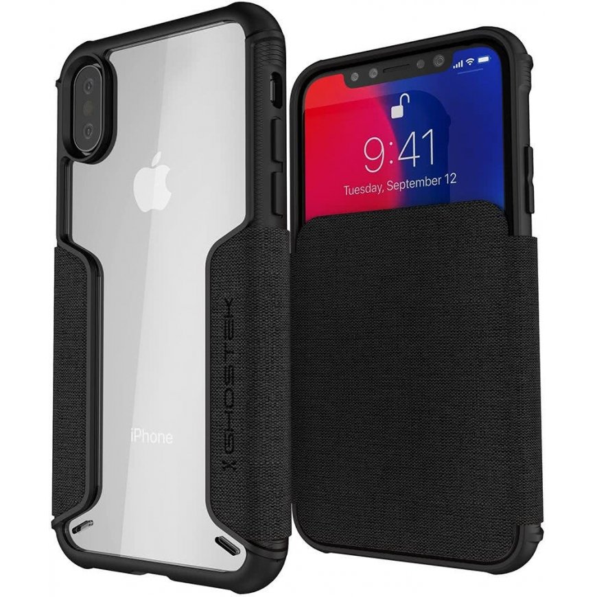 Ghostek Exec 3 mobilo telefonu apvalks 14,7 cm (5.8") Maciņš Melns