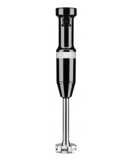 KitchenAid 5KHBV83EOB Iegremdējams blenderis 180 W Melns, Nerūsējošs tērauds