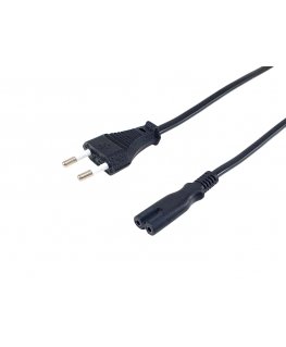 Equip 112161 кабель питания Черный 3 m 2-контактный Разъем C7