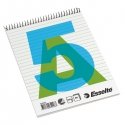 Esselte Spiral Pad A5 užrašų knygutė 80 lapai Mėlyna, Žalia, Balta Esselte Spiral Pad A5 užrašų knygutė 80 lapai Mėlyna, Žalia, Balta