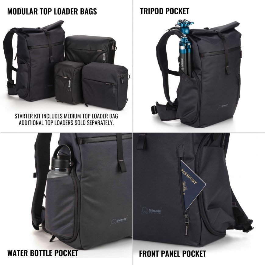 Shimoda 520-380 camera case Backpack Anthracite – 4