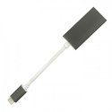Qoltec 50429 USB grafiskais adapteris Melns, Balts
