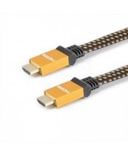 SBOX HDMI20-HQ-15 HDMI-kaapeli 1,5 m HDMI-tyyppi A (vakio) Keltainen