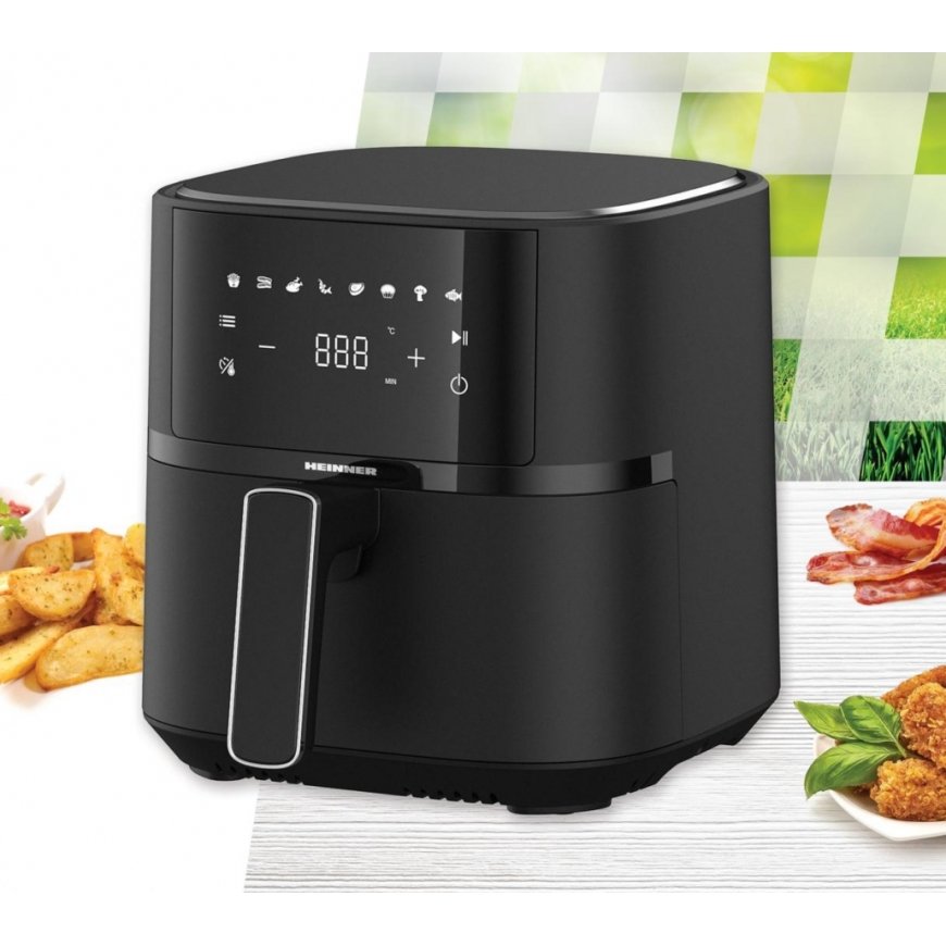 Heinner HAF-B4BK1500 taukvāres katls Viens 4 L Atsevišķs 1500 W Karstā gaisa fritētājs Melns – 4