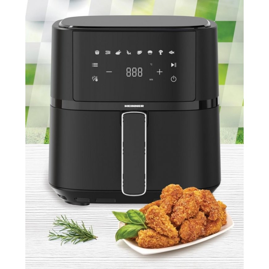 Heinner HAF-B4BK1500 taukvāres katls Viens 4 L Atsevišķs 1500 W Karstā gaisa fritētājs Melns – 5