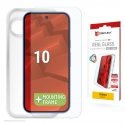 Displex Screen Protector + Case for Google Pixel 10, Eco Mounting Frame, scratch resistant