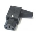PremiumCord CS220/F90 standardne pistmik 10 A 3P 90° nurgaga PremiumCord CS220/F90 standardne pistmik 10 A 3P 90° nurgaga