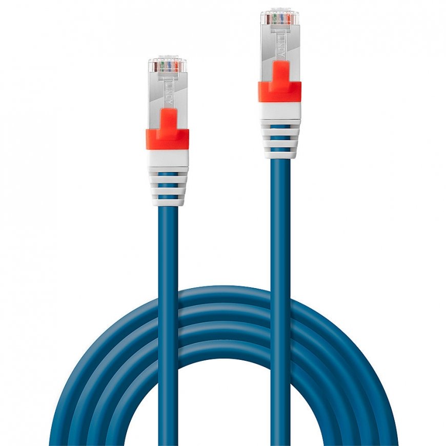 Lindy 45374 verkkokaapeli Sininen 1 m Cat6a S/FTP (S-STP) – 3