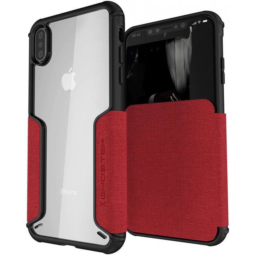 Ghostek Exec 3 mobilo telefonu apvalks 16,5 cm (6.5") Maciņš Sarkans