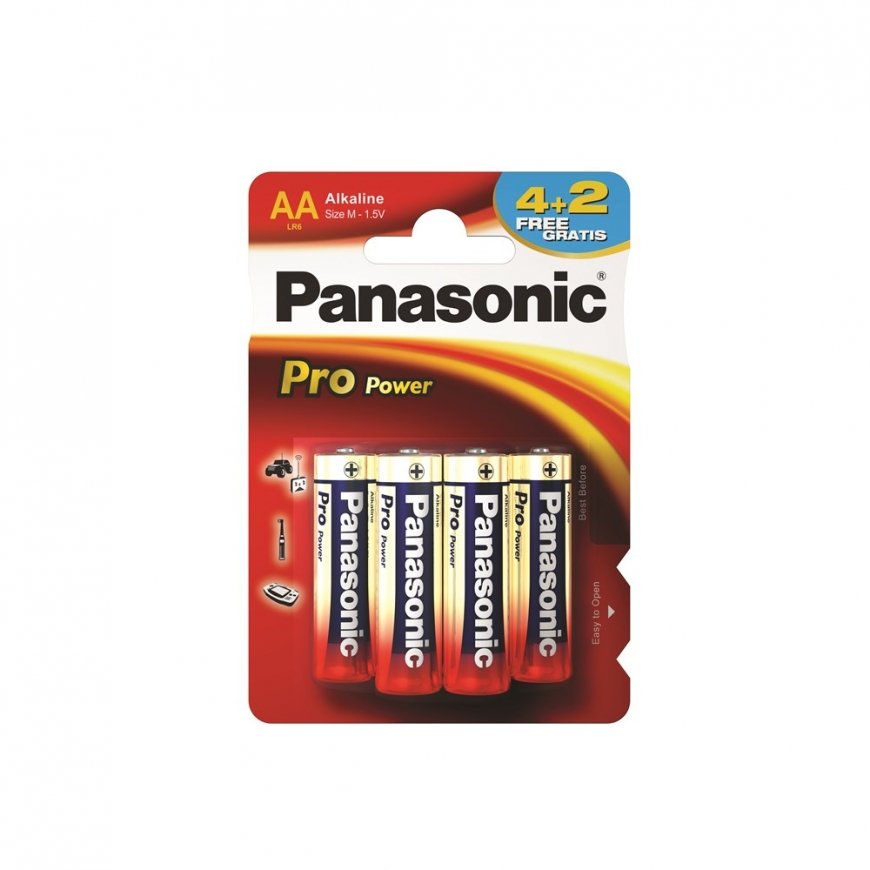 Panasonic Pro Power AA 4+2 Батарейка одноразового использования Щелочной