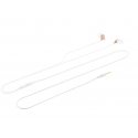 Tellur TLL162212 headphones/headset Wired In-ear Calls/Music Gold, White
