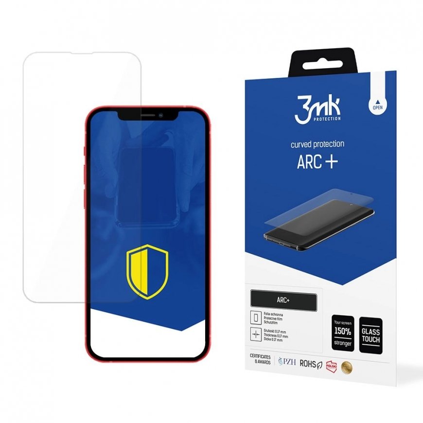 3MK ARC+ Selge ekraanikaitse Apple 1 tk