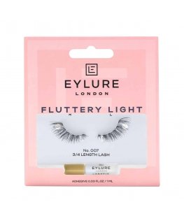 Eylure Fluttery Light No. 007 Полоски накладных ресниц Черный
