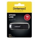 Intenso Speed Line USB atmintukas 16 GB USB A tipo 3.2 Gen 1 (3.1 Gen 1) Juoda