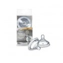 Tommee Tippee Easi-Vent Sauger pudelītes knupītis Apaļš Ātra plūsma Tommee Tippee Easi-Vent Sauger pudelītes knupītis Apaļš Ātra plūsma
