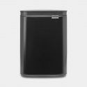 Brabantia Bo Waste Bin 4 L Taisnleņķa Tērauds Melns Brabantia Bo Waste Bin 4 L Taisnleņķa Tērauds Melns